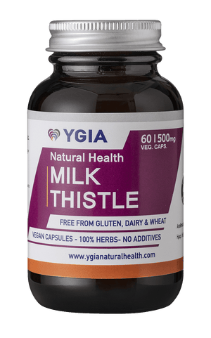 Milk Thistle Extract | Metabolism Booster | 80% Silymarin (400 mg Silymarin) | Detox & Liver Cleanse |60 Veg Caps X 500mg | One-A-Day | 100% Natural
