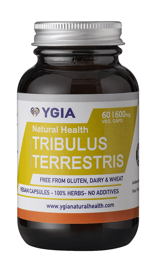 TRIBULUS TERRESTRIS I 60 Veg Caps X 600mg | 100% Natural | ISO Certified Facilities | Non-GMO | Gluten & Dairy Free | No Additives